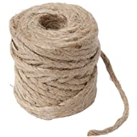 Windhager Cuerda Hilado de Yute Cordón de encuadernación- Natural- 4 mm x 50 m- 06158- Beige